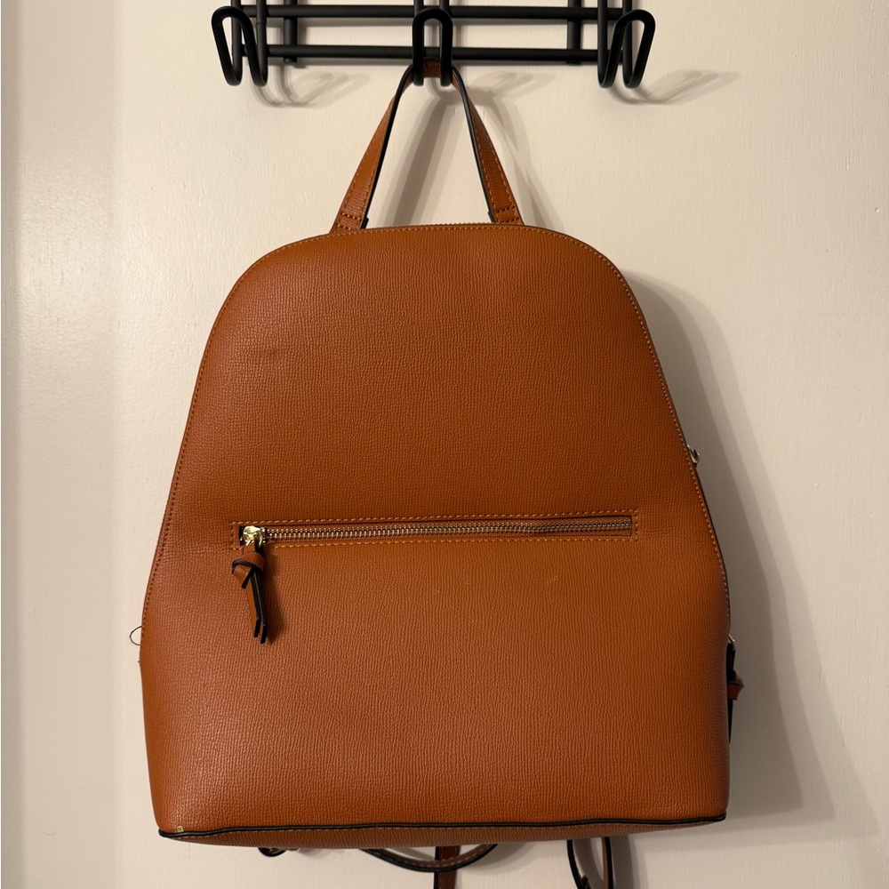 Brown Leather Backpack